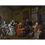 William Hogarth - The Marriage Settlement - Large - Semi Gloss Print