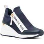 Sneakers larghezza A blu navy in poliuretano con cerniera con cerniera Michael Kors MICHAEL 