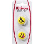Antivibratori gialli per racchette Wilson Emoji 