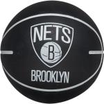 Wilson NBA Dribbler Brooklyn Nets Mini Ball WTB1100PDQBRO, Unisex, Palloni da basket, nero