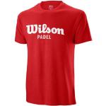 Wilson Padel Script Cotton Tee Red - S