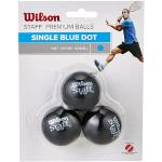 Wilson Staff, Pallina da Squash, Confezione da 2, WRT617500 Unisex, Blu, Taglia Unica