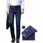 Jeans business blu per l'autunno a vita alta per Uomo 