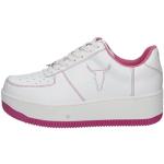 Windsor Smith Sneakers in Pelle Bianca/Magenta (Numeric_40)