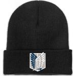 Wings of Freedom AoT Attack On Titan Knitted Caps for Women Unisex Beanie Winter Hat Eren Mikasa Anime Manga AoT Casual Melon Cap