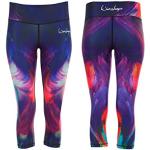 Leggings multicolore XL traspiranti da fitness per Donna Winshape 