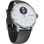 Withings Scanwatch 42 mm Bianco, Hybrid Smart Watch with ECG, Heart Rate Sensor And Oximeter, SpO2, Sleep Tracking Unisex-Adult