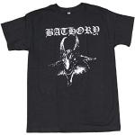 WMG Bathory Goat Black Metal Band Men's T-Shirt Black Black XL