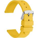 Cinturini orologi gialli in silicone per Uomo 