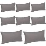 Cuscini grigio scuro di cotone 8 pezzi per divani Woltu 