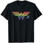 Wonder Woman Pride Rainbow Logo Maglietta