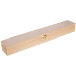 Scatole lunghe di legno con coperchio 48 cm 