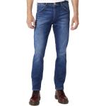 Jeans slim scontati indaco in twill per Uomo Wrangler 