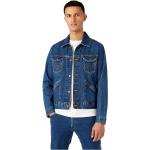 Giacche jeans scontate blu scuro XL di cotone per Uomo Wrangler 