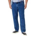 Jeans scontati classici blu scuro di cotone Bio sostenibili a vita bassa per Uomo Wrangler Greensboro 