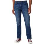Jeans scontati classici blu scuro XS in denim sostenibili a vita bassa per Uomo Wrangler Greensboro 