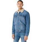 Giacche jeans scontate classiche blu XL di cotone per festa per Uomo Wrangler 