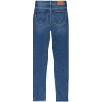 Jeans slim scontati classici blu scuro 7 XL di cotone sostenibili per Donna Wrangler 