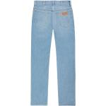 Jeans scontati classici blu in poliestere Bio per la primavera con toppe per Uomo Wrangler Texas 