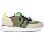 WUSHU Sneakers trendy uomo marrone/verde