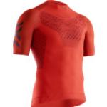 X-Bionic TWYCE 4.0 Run Shirt Short Sleeves for Men - sunset orange/teal blue S