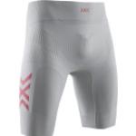X-Bionic TWYCE 4.0 Run Shorts for Men - dolomite grey/sunset orange XL