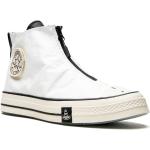 Sneakers alte larghezza E bianche di gomma con cerniera Converse 