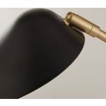 Lampade da tavolo design scontate nere in acciaio compatibile con E14 Searchlight 