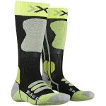 X-Socks Junior 4.0, Calze Invernali da Sci Unisex Bambini, Anthracite Melange/Green Lime, L