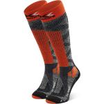 X-Socks Ski Rider 4.0 Socks - stone grey melange/x-orange 1 (35-38)