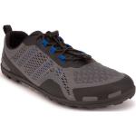 Scarpe larghezza E scontate grigie numero 45,5 in mesh con stringhe idrorepellenti trail running per Uomo Xero Shoes 