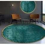 Tappeti verdi di cotone rotondi design diametro 80 cm 