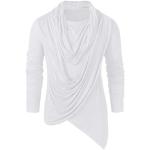 Magliette & T-shirt asimmetriche eleganti bianche S a tema cupcake per l'inverno mezza manica per Uomo 