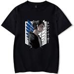 Magliette & T-shirt casual L mezza manica con manica corta per Uomo Attack on Titan 