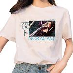 XSLGOGO Noragami Anime Character Print Maglietta a Maniche Corte Top Sportivo Moda Semplice t-Shirt per Uomo e Donna
