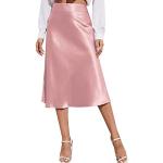 Gonne pantalone eleganti rosa XS di tweed con paillettes mini per Donna 