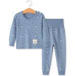 YANWANG 100% Cotone delle Ragazze dei Neonati Pajamas Set Manica Lunga Sleepwear 6M-5Anni 
