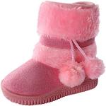 Stivali invernali larghezza E rosa numero 28 di pile con pon pon per bambini Yasson 