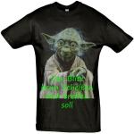 Yoda Star Wars fulmina quando la merda si incontra dicendo maglietta con stampa scherzosa