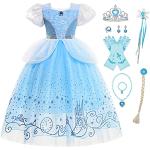 Costumi blu 3 anni da principessa per bambina Cenerentola di Amazon.it 