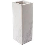 Vasi bianchi in pietra rettangolari 10 cm 