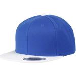 Cappelli blu in acrilico con visiera piatta per Uomo Yupoong 