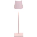 Lampade da tavolo design rosa in alluminio 