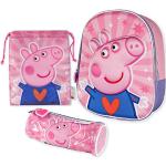 Zainetti scuola lilla per bambina Peppa Pig 