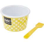 Cucchiaini gialli in melamina da gelato Zak designs 