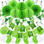 Palloncini decorati verde chiaro 