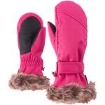 Guanti rosa di pelliccia da sci per bambina Ziener di Amazon.it con spedizione gratuita Amazon Prime 
