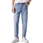 Jeans vita 42 business blu per l'estate slavati per Uomo 
