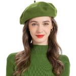 Cappelli invernali verde chiaro tinta unita traspiranti per Donna 