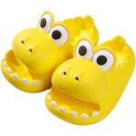 Pantofole larghezza E gialle numero 22 antiscivolo per bambini 